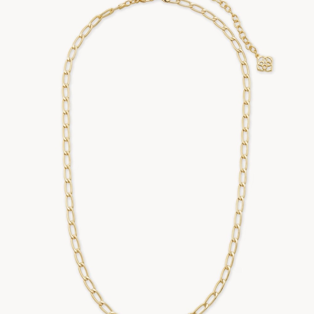 Kendra Scott Gold Merrick Chain Necklace - Picture 6 of 6